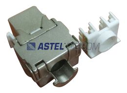 SHIELDED KEYSTONE JACK CAT6A