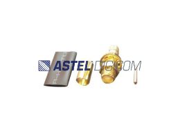 SMA Female Crimp type Gold Series