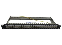 SHIELDED PATCH PANEL CAT6A 24 PORTS
